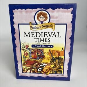 Professor Noggin's MEDIEVAL TIMES (1066-1453 AD) Card Game - 100% Complete